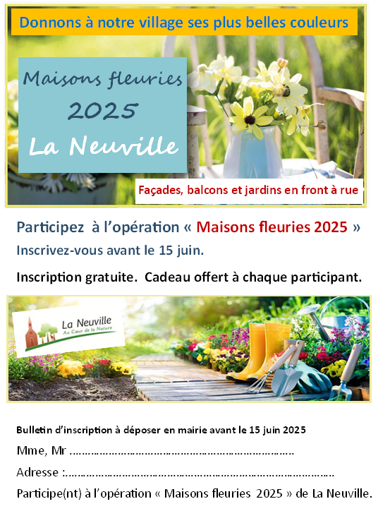 maisons fleuries 2025