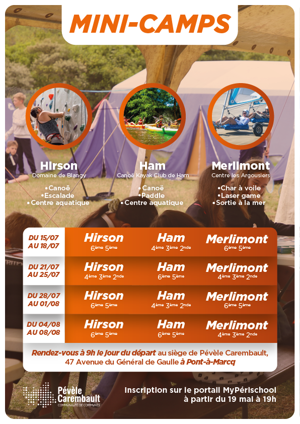 Programme Mini-Camps 2025