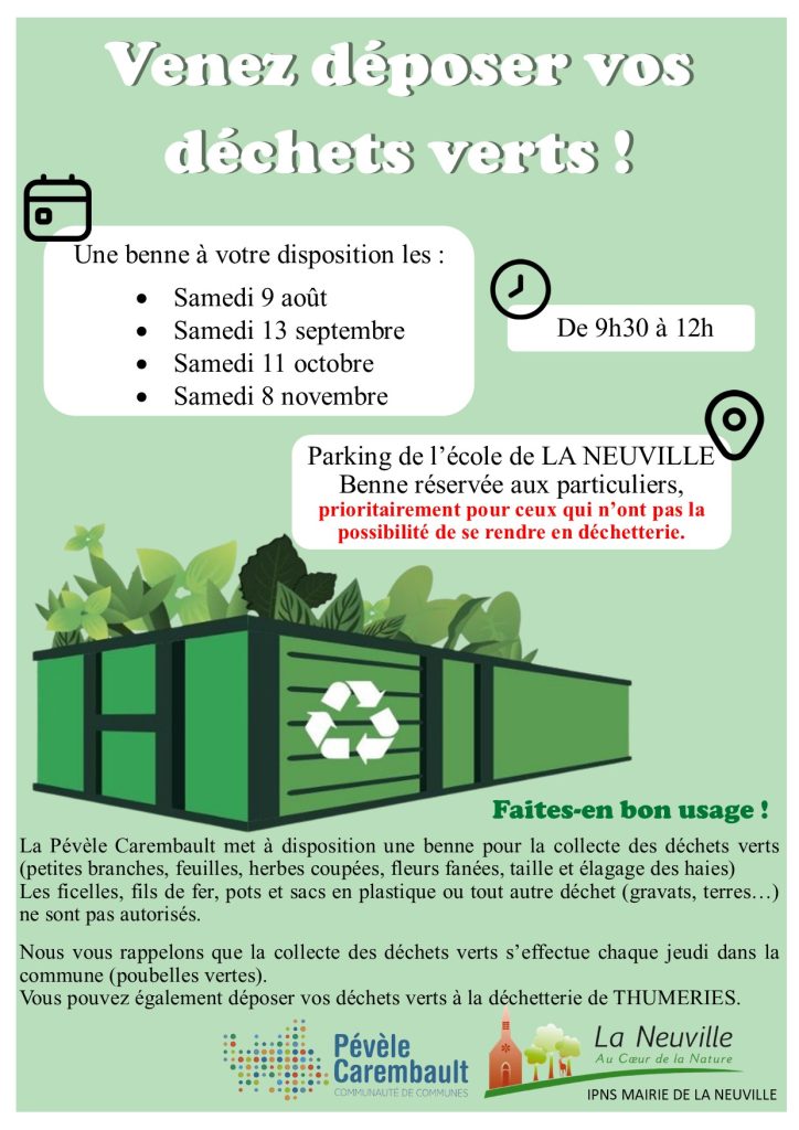 benne dechet vert