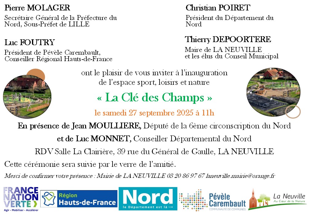 inauguration Clé des Champs