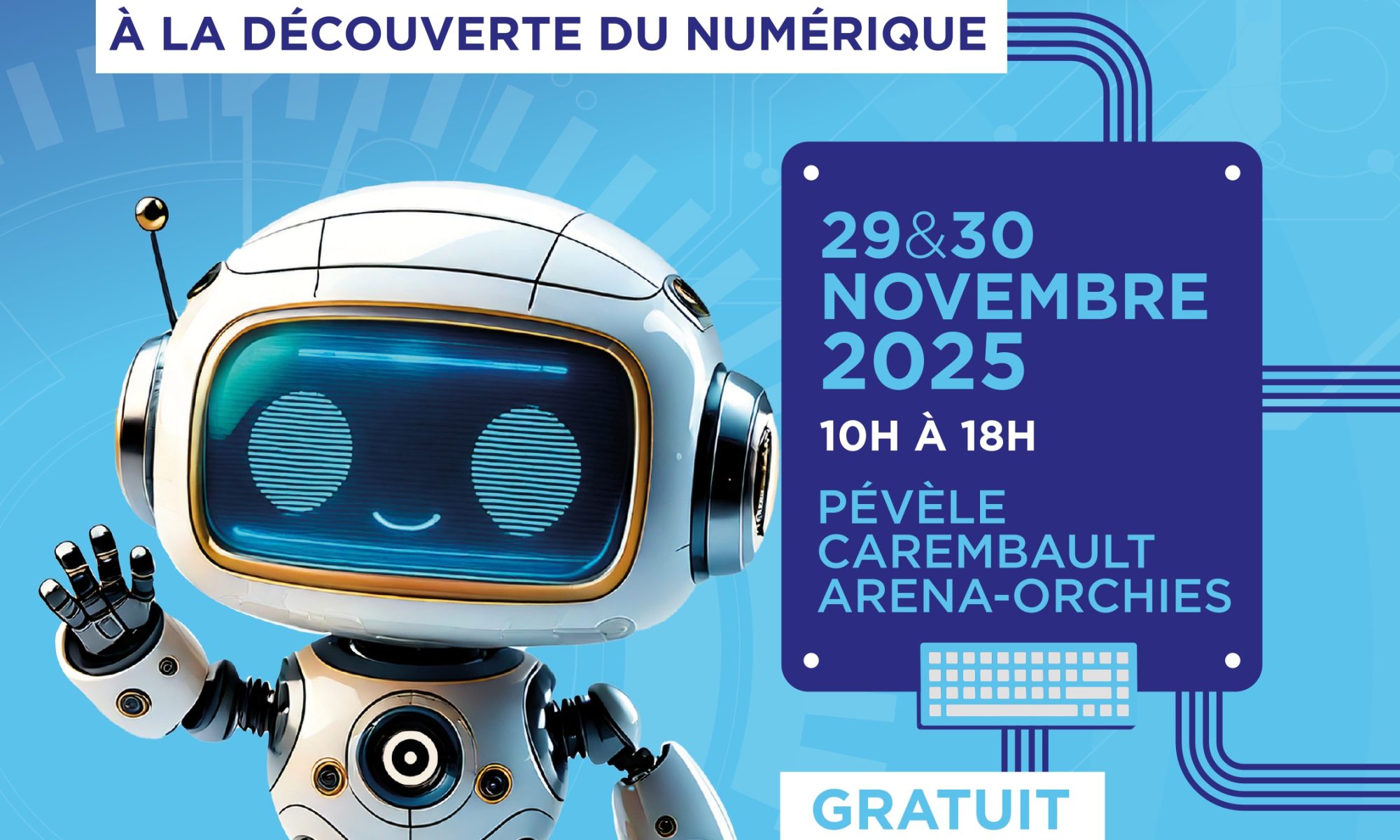 Affiche Salon Robotik 2025