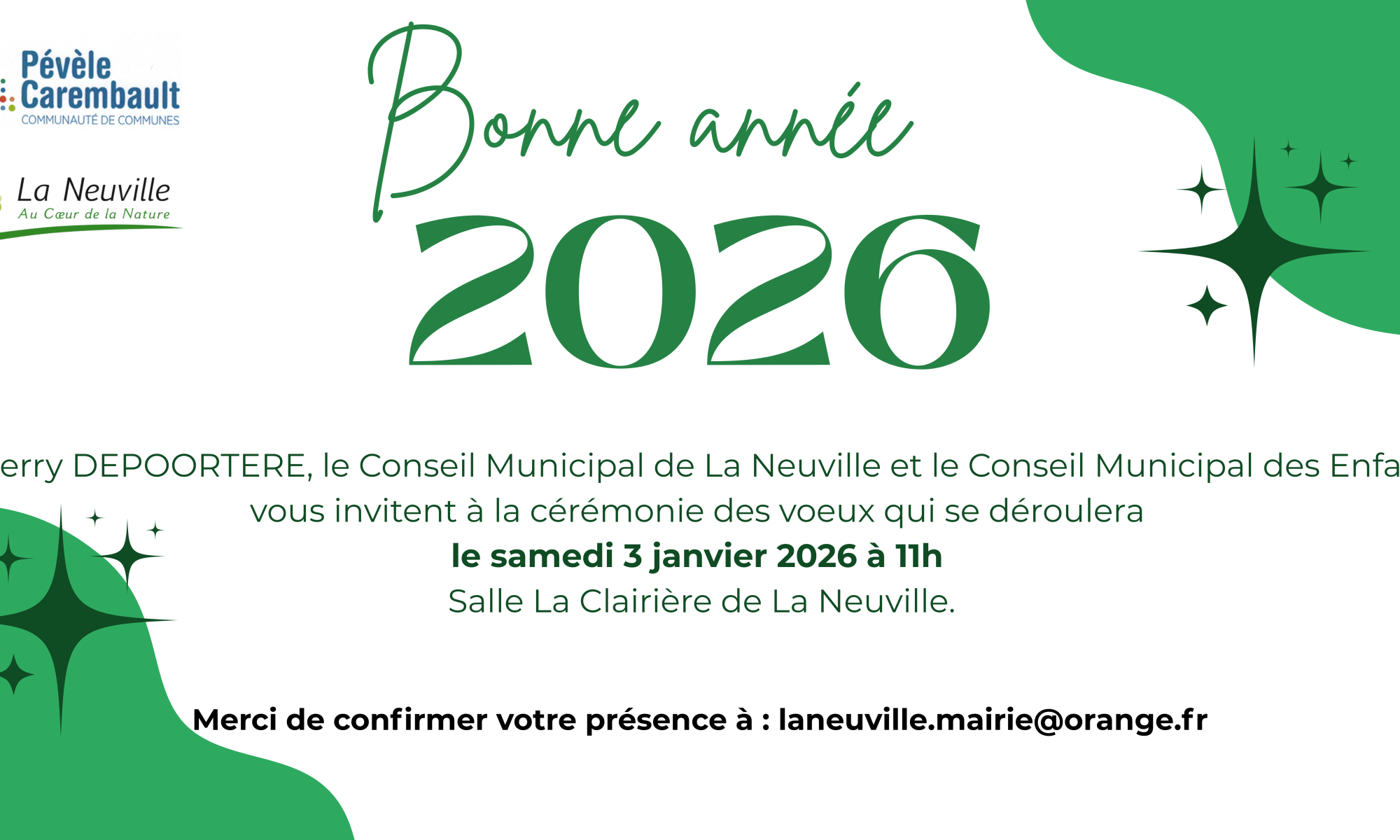 Cérémonie des voeux 2026