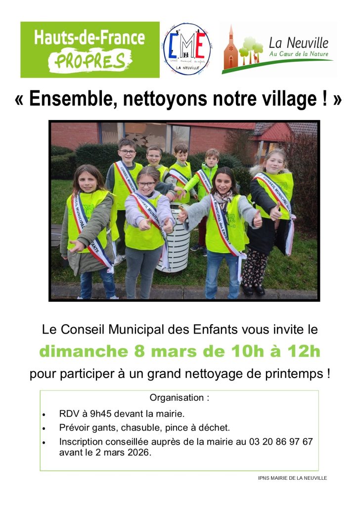 Hauts Frances propres 2026