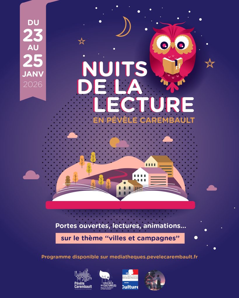 Visuel des Nuits de la Lecture - Reseaux sociaux