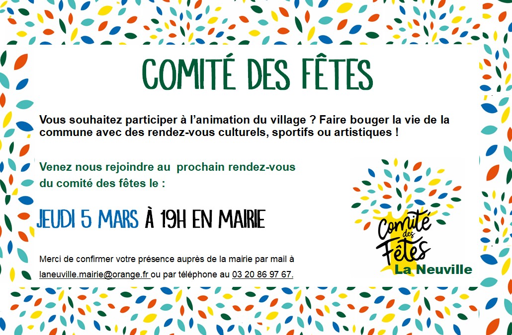 comite des fetes 05.03.2026