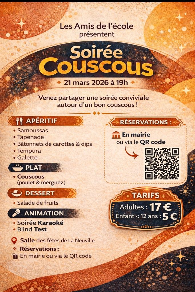Soiree couscous 2026