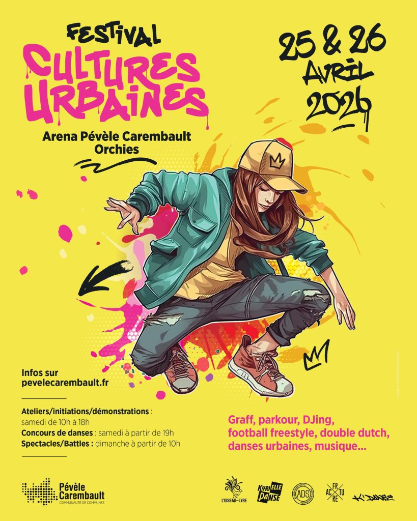 Visuel Réseaux sociaux - Festival Cultures Urbaines 2026 Visuel Réseaux sociaux - Festival Cultures Urbaines 2026