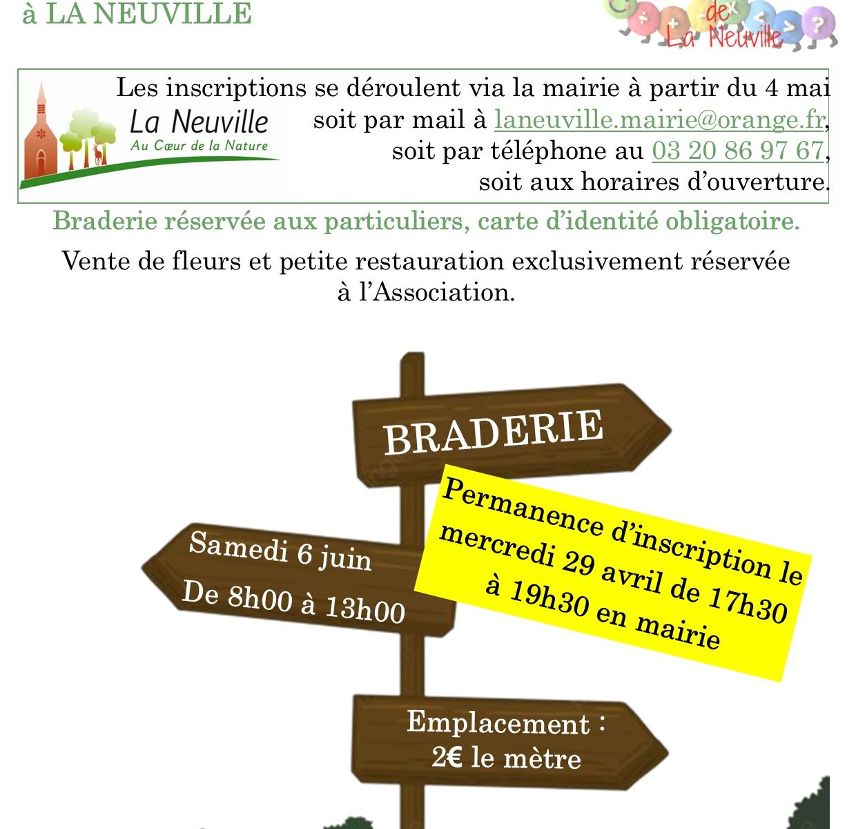 braderie vide grenier 2026