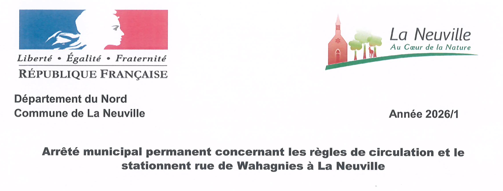 Arrête rue W