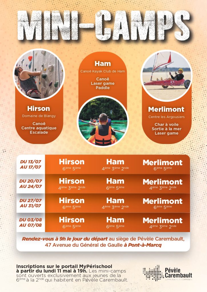 Programme Mini-Camps 2026